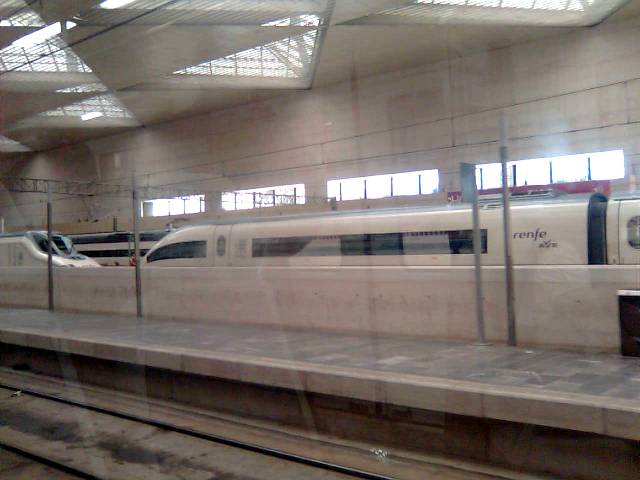 Un Pato y un Velaro en Zaragoza Delicias.jpg